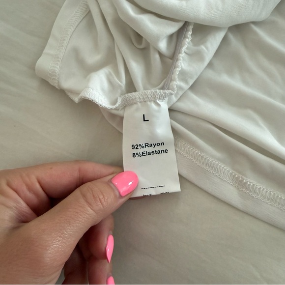 Halara White Halter Cowl Neck - Picture 6 of 8